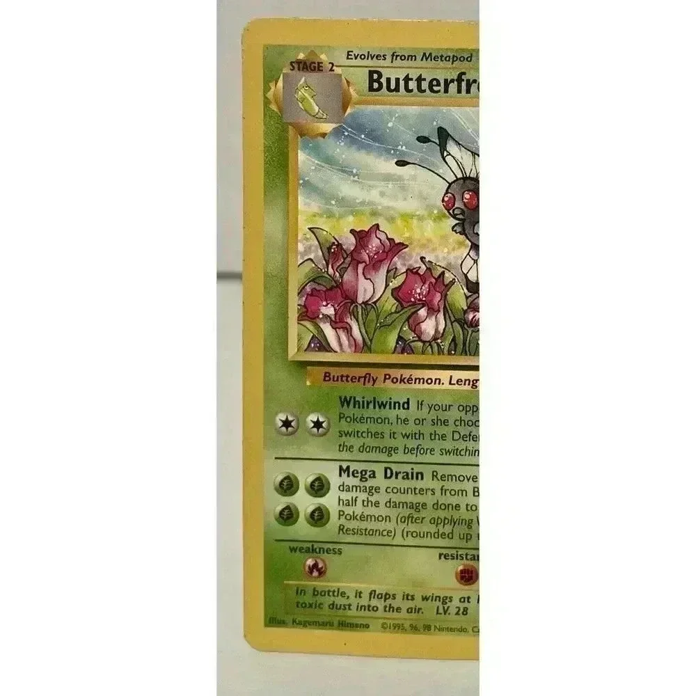 Unlimited Jungle Butterfree 33/64 Pokemon Card WOTC Vintage‎